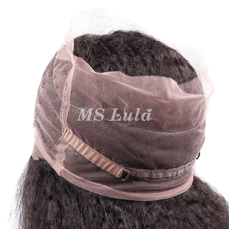 Virgin Hair Kinky Straight 360 Transparent Lace Frontal Closure 22.5x4x2 With Adjustable Strap - 图片 8